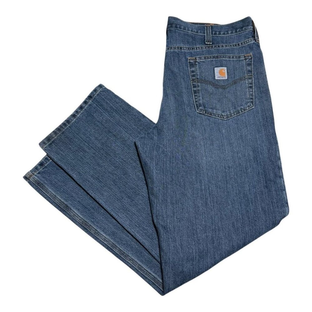 Carhartt 101483-980 Straight Leg Cotton‎ Distressed Jeans Men's 38x32